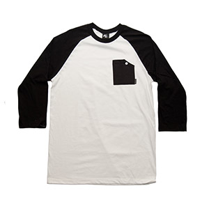 3/4 Pocket Raglan