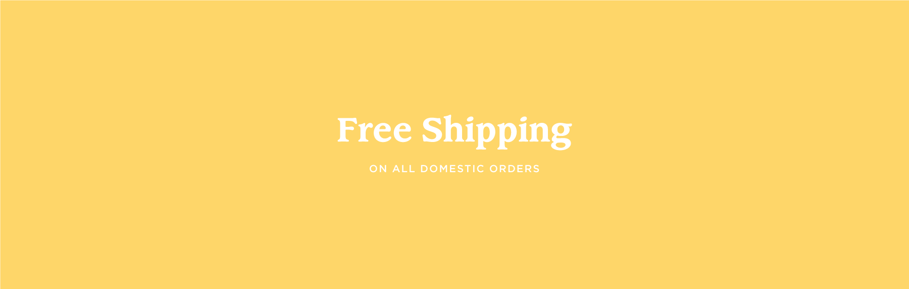 Free shipping on US orders over $85