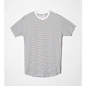 Black Striped Moan Tee